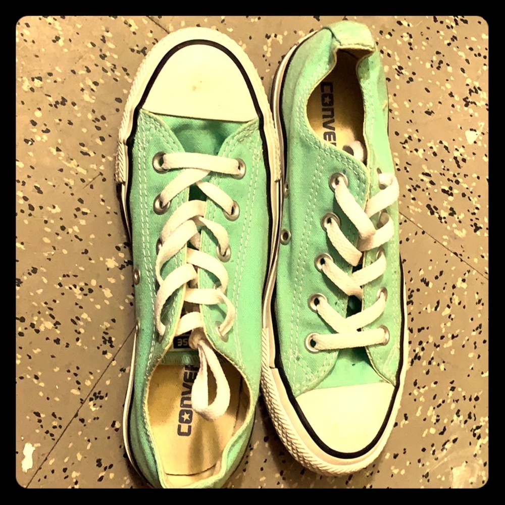 Turquoise Converse